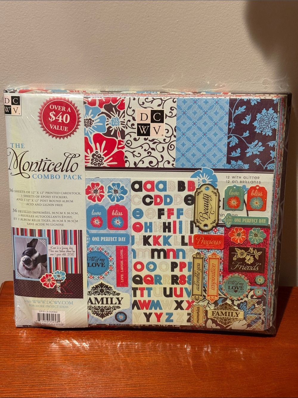 DCWV Monticello 12x12 Scrapbook Combo Pack